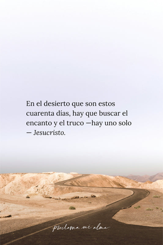 En el desierto