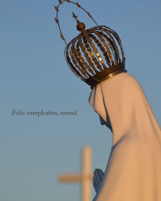 ¡Feliz cumpleaños, mamá!