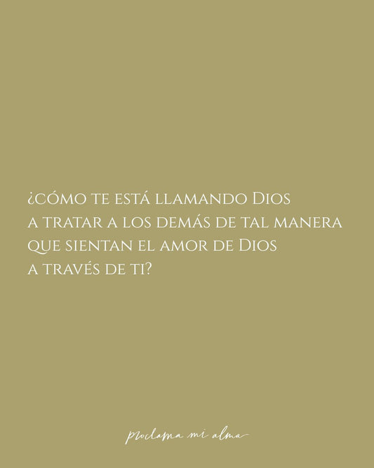 El amor es un verbo, no un sustantivo